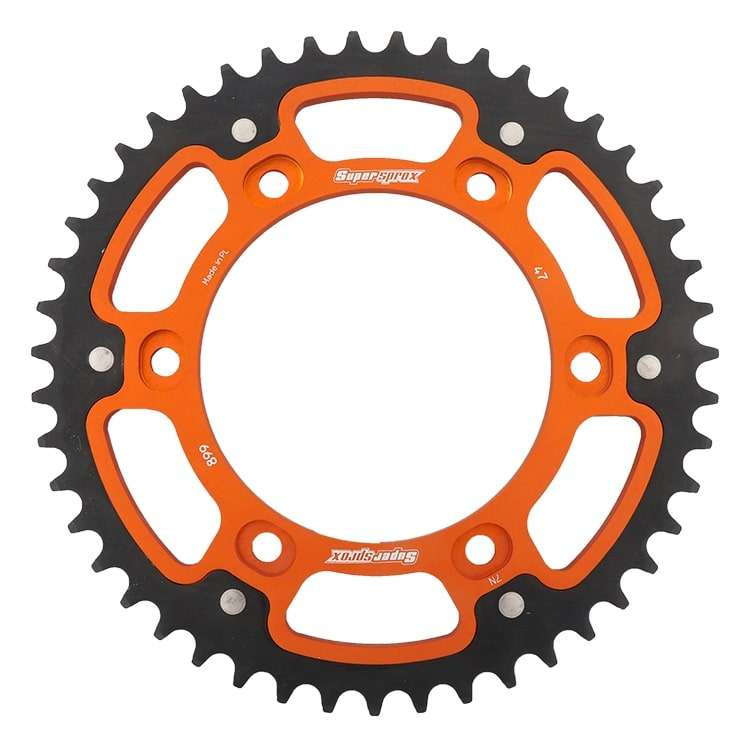 Lančenik zadnji SUPERSPROX STEALTH RST-899:47-ORG orange 47T, 525