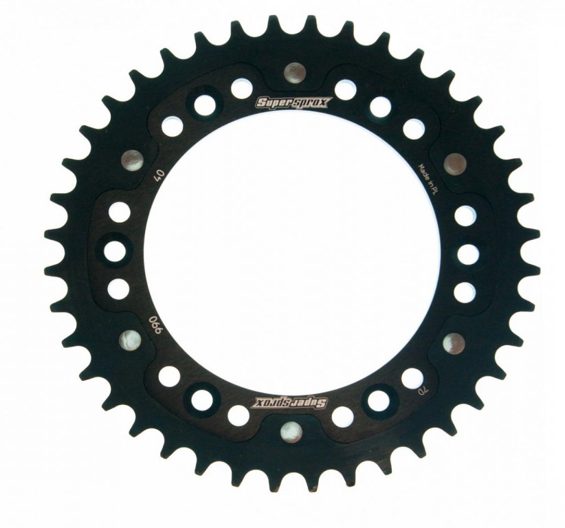 Lančenik zadnji SUPERSPROX STEALTH RST-990:40-BLK Crni 40T, 520