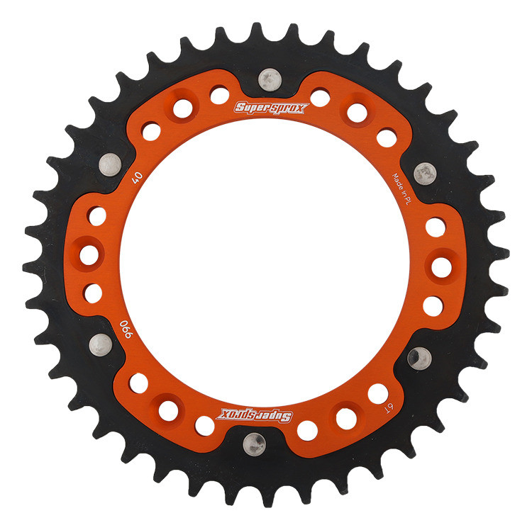 Lančenik zadnji SUPERSPROX STEALTH RST-990:40-ORG orange 40T, 520