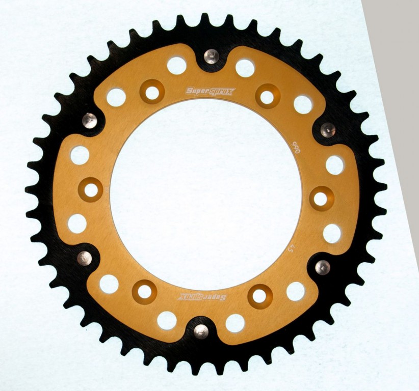 Rear sprocket SUPERSPROX STEALTH RST-990:45-GLD zlato 45T, 520