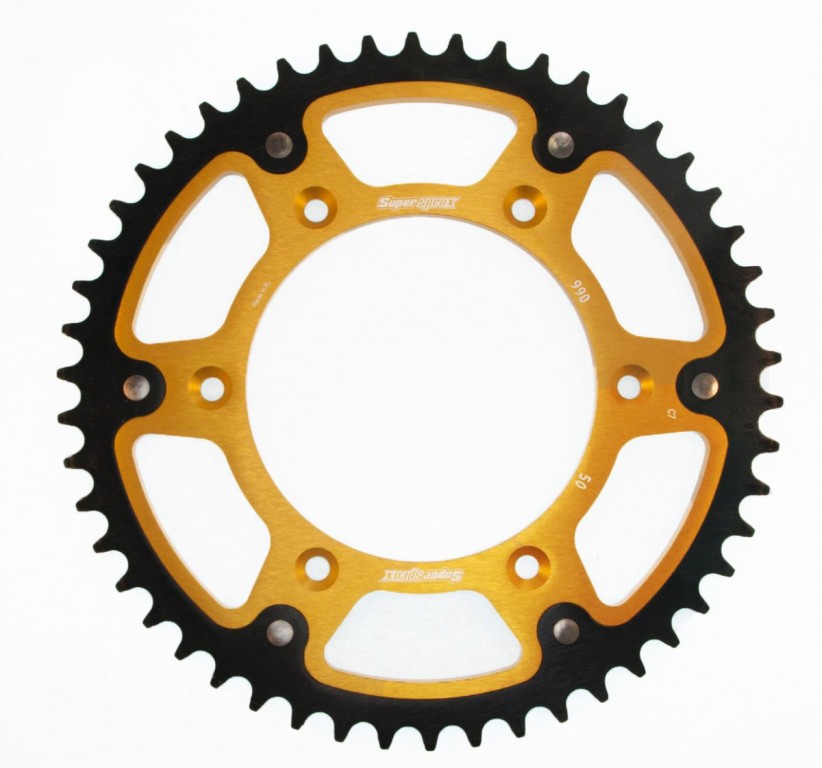 Rear sprocket SUPERSPROX STEALTH RST-990:50-GLD zlato 50T, 520