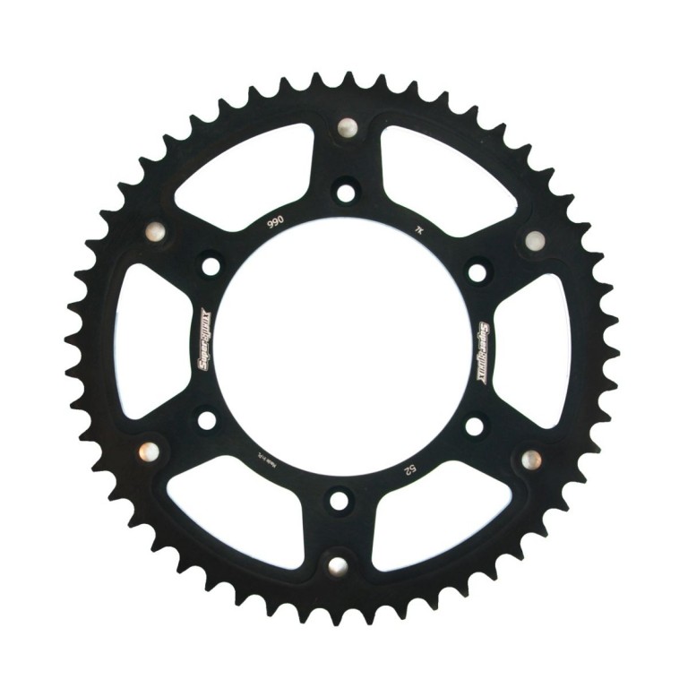 Rear sprocket SUPERSPROX STEALTH RST-990:52-BLK Crni 52T, 520