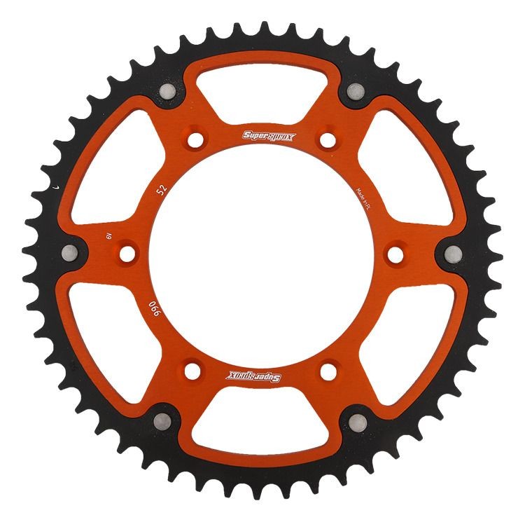 Rear sprocket SUPERSPROX STEALTH RST-990:52-ORG orange 52T, 520