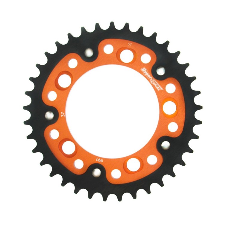 Rear sprocket SUPERSPROX STEALTH RST-991:37-ORG orange 37T, 525