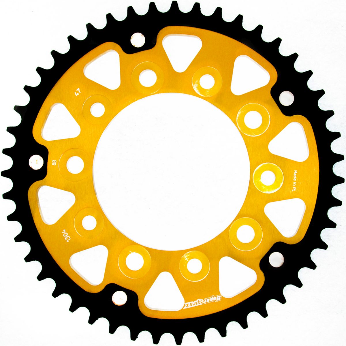 Rear sprocket SUPERSPROX STEALTH RST-1304:47-GLD zlato 47T, 525