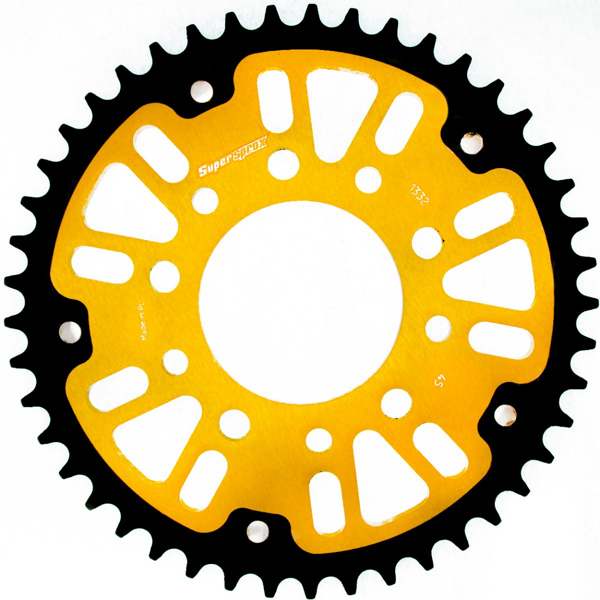 Rear sprocket SUPERSPROX STEALTH RST-1332:45-GLD zlato 45T, 525