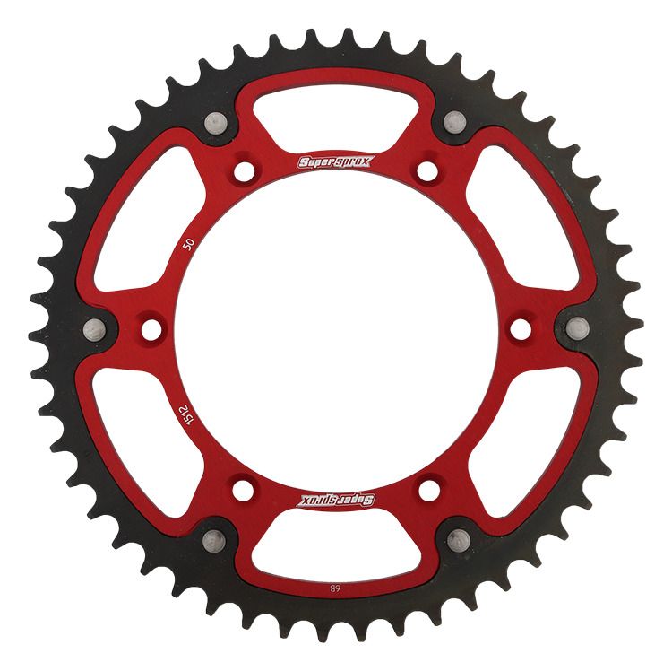 Rear sprocket SUPERSPROX STEALTH RST-1512:50-RED crven 50T, 520