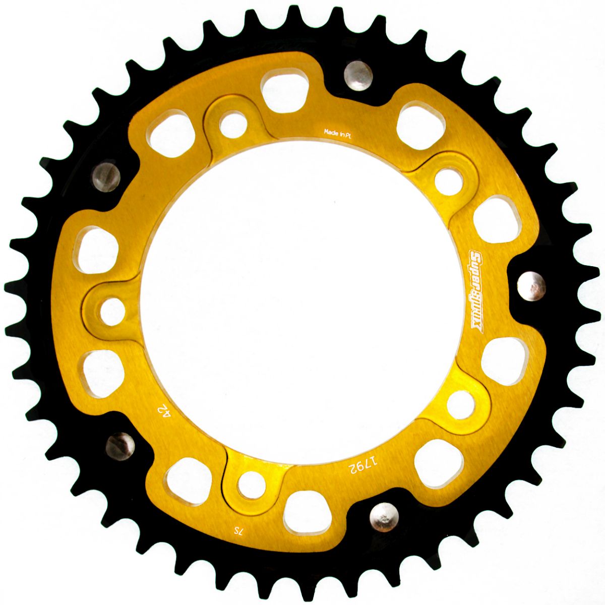 Rear sprocket SUPERSPROX STEALTH RST-1792:42-GLD zlato 42T, 525