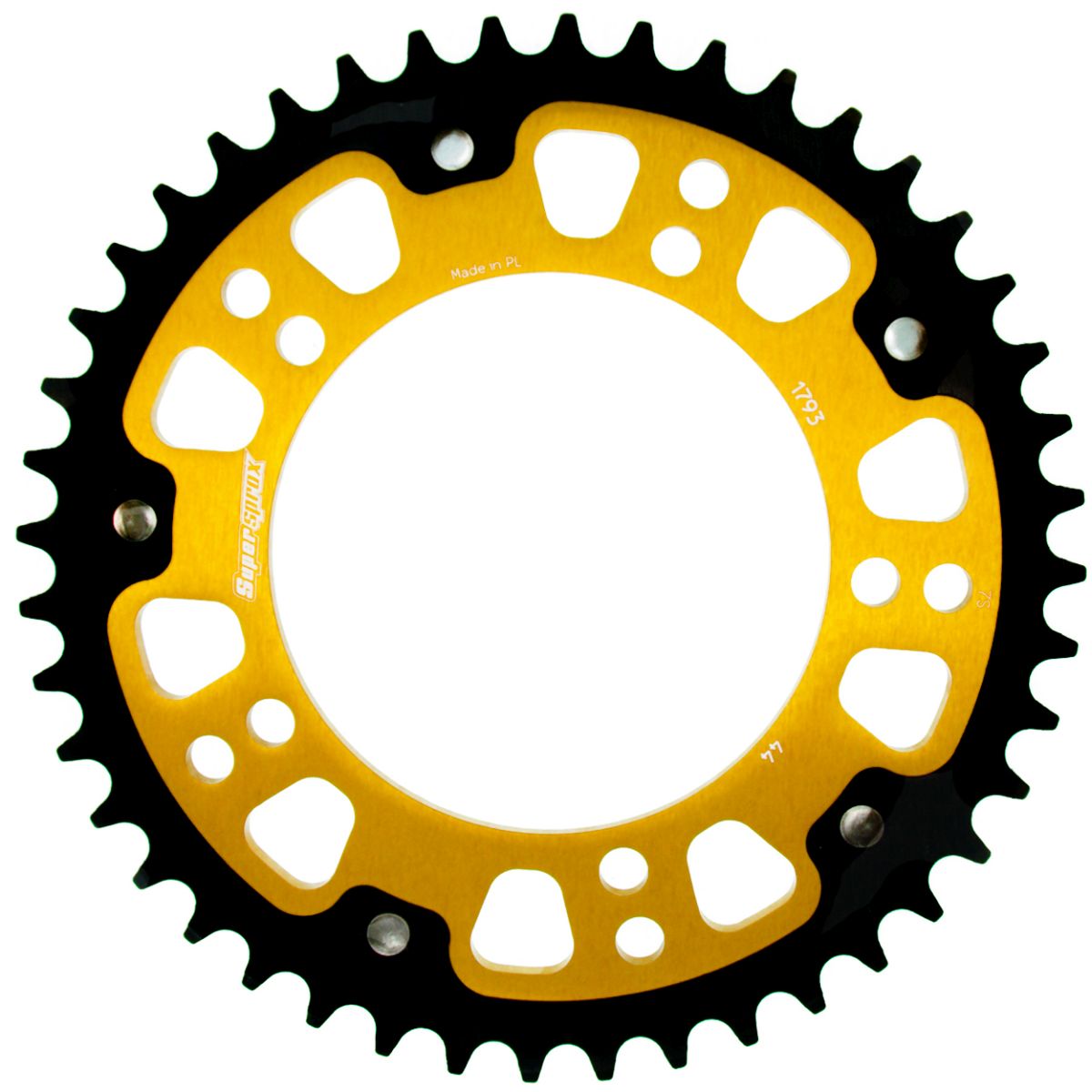 Rear sprocket SUPERSPROX STEALTH RST-1793:44-GLD zlato 44T, 520