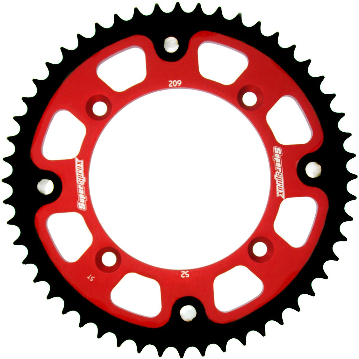 Rear sprocket SUPERSPROX STEALTH RST-209:50-RED crven 50T, 420