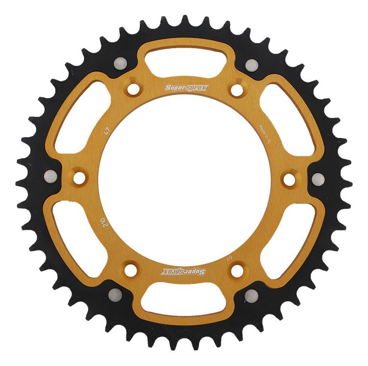 Rear sprocket SUPERSPROX STEALTH RST-210:47-GLD zlato 47T, 520