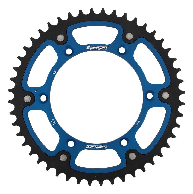 Rear sprocket SUPERSPROX STEALTH RST-245:48-BLU plavi 48T, 520