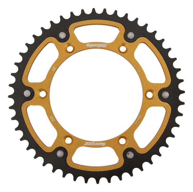 Rear sprocket SUPERSPROX STEALTH RST-245:48-GLD zlato 48T, 520