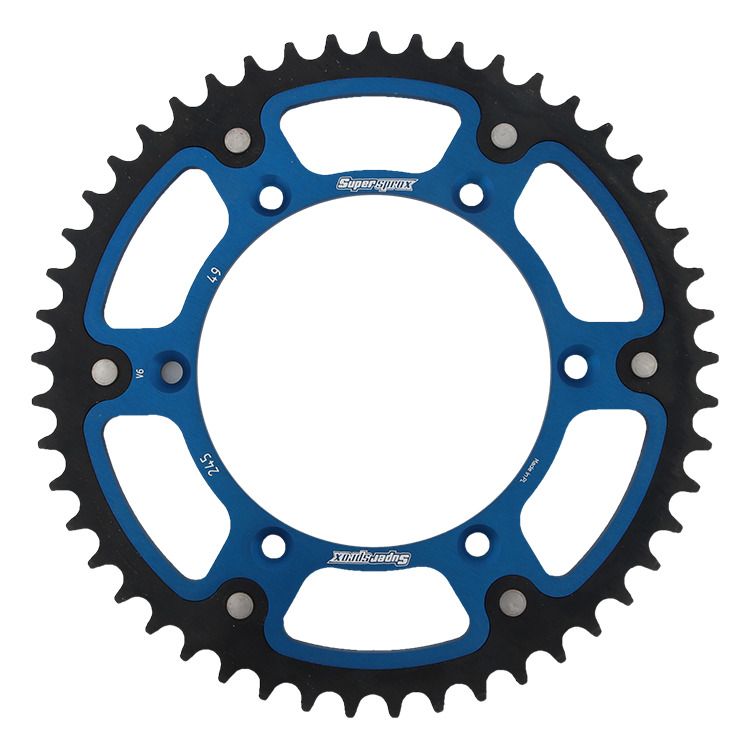 Rear sprocket SUPERSPROX STEALTH RST-245:49-BLU plavi 49T, 520