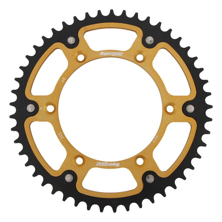Rear sprocket SUPERSPROX STEALTH RST-245:49-GLD zlato 49T, 520
