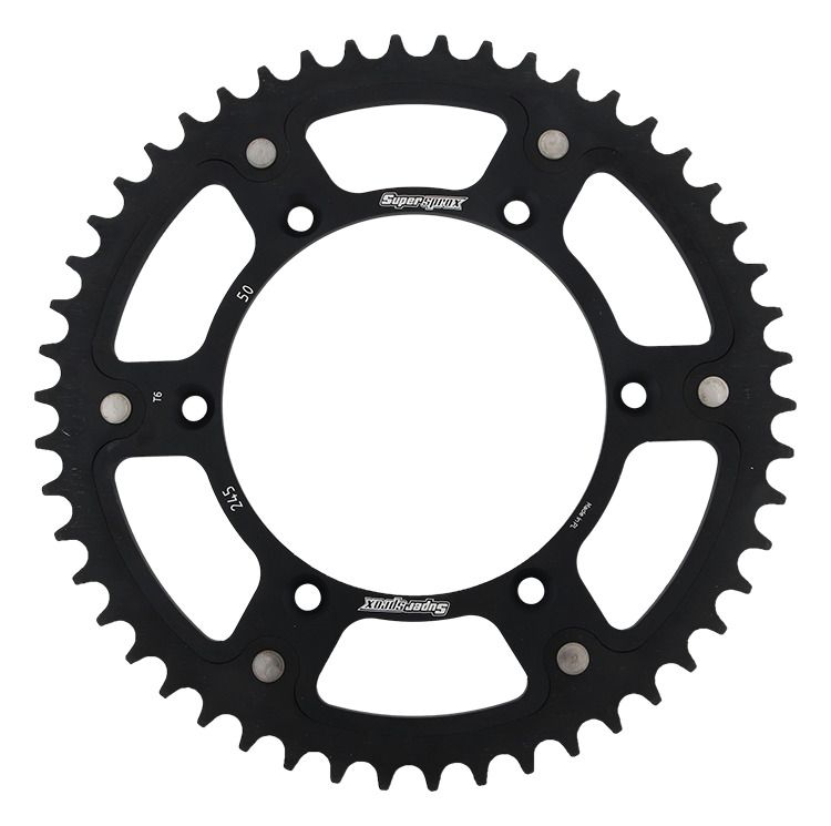 Rear sprocket SUPERSPROX STEALTH RST-245:50-BLK Crni 50T, 520