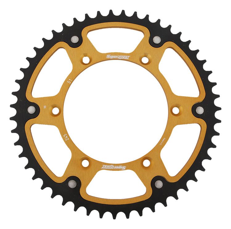 Rear sprocket SUPERSPROX STEALTH RST-245:51-GLD zlato 51T, 520