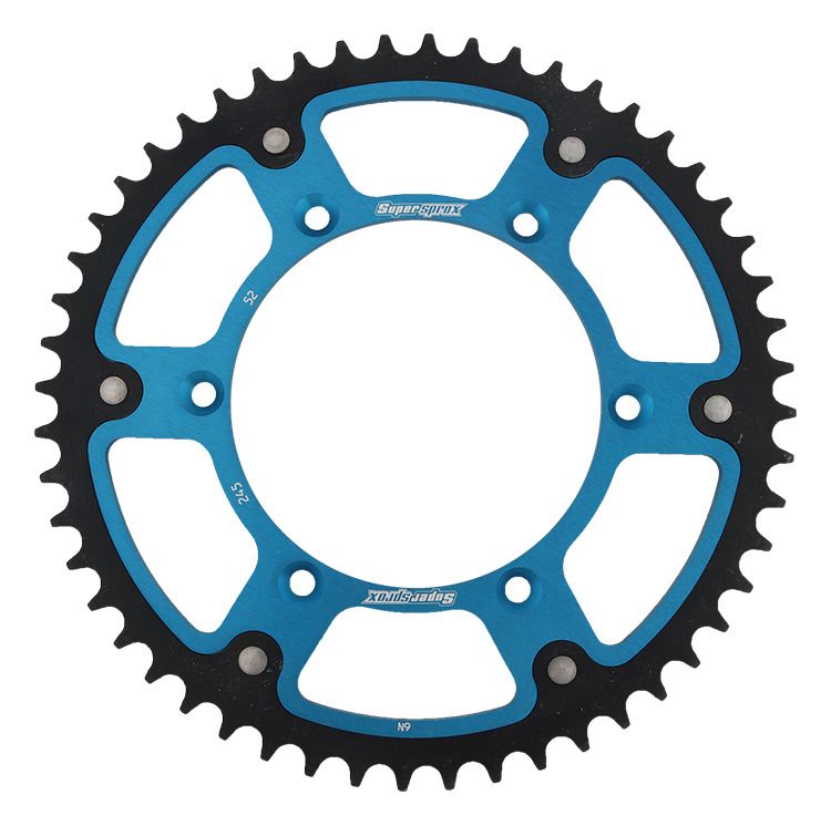 Rear sprocket SUPERSPROX STEALTH RST-245:52-BLU plavi 52T, 520