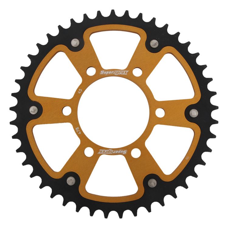 Rear sprocket SUPERSPROX STEALTH RST-478:45-GLD zlato 45T, 520
