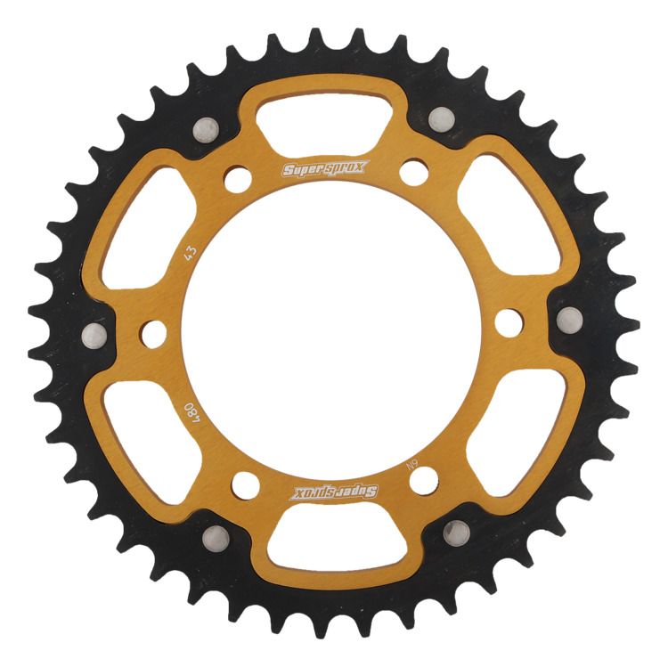 Rear sprocket SUPERSPROX STEALTH RST-480:43-GLD zlato 43T, 525