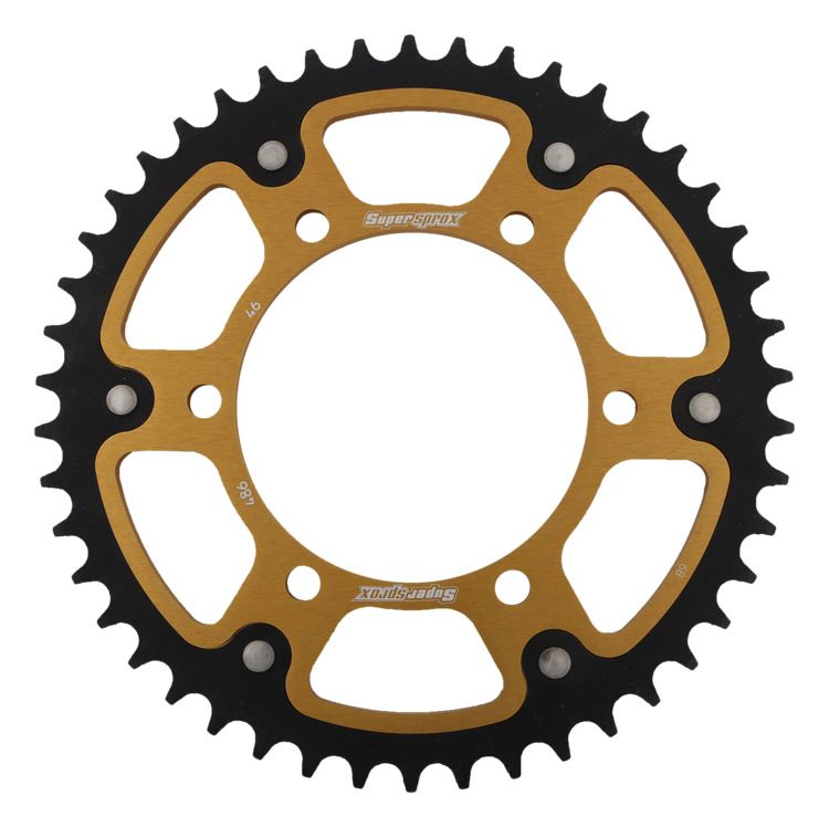 Rear sprocket SUPERSPROX STEALTH RST-486:46-GLD zlato 46T, 520