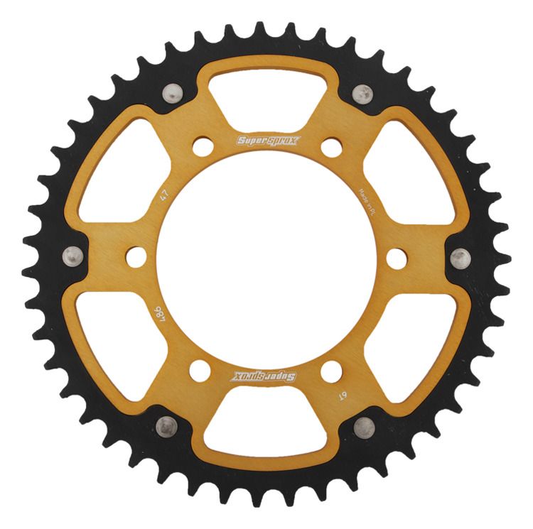 Rear sprocket SUPERSPROX STEALTH RST-486:47-GLD zlato 47T, 520