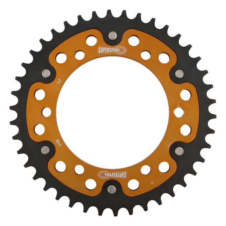 Rear sprocket SUPERSPROX STEALTH RST-498:42-GLD zlato 42T, 525