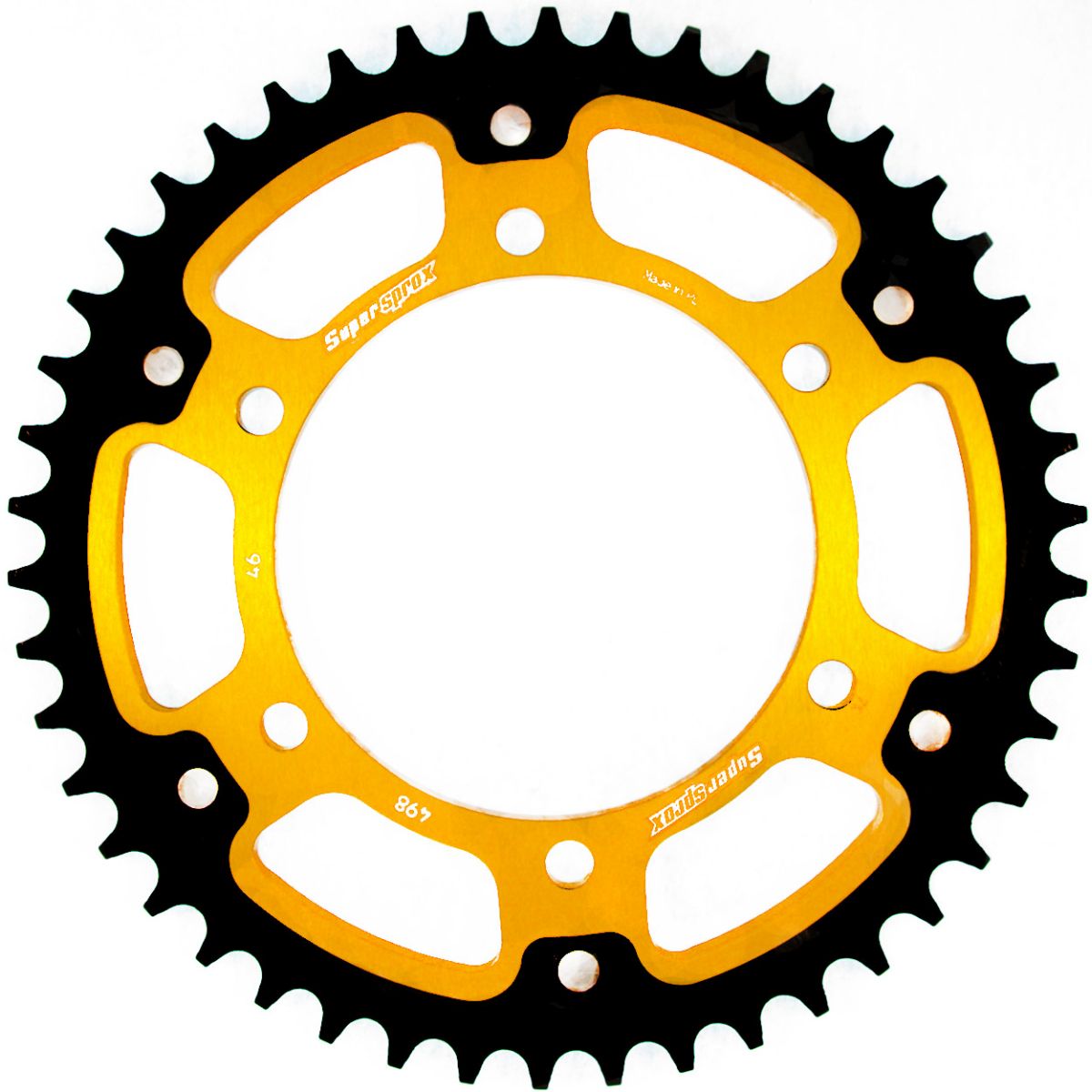 Rear sprocket SUPERSPROX STEALTH RST-498:46-GLD zlato 46T, 525