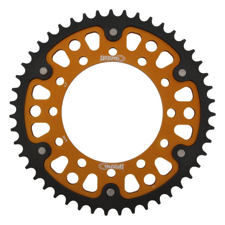 Rear sprocket SUPERSPROX STEALTH RST-499:47-GLD zlato 47T, 530