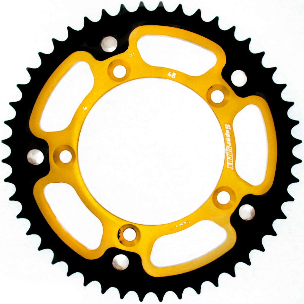Rear sprocket SUPERSPROX STEALTH RST-4:48-GLD zlato 48T, 420