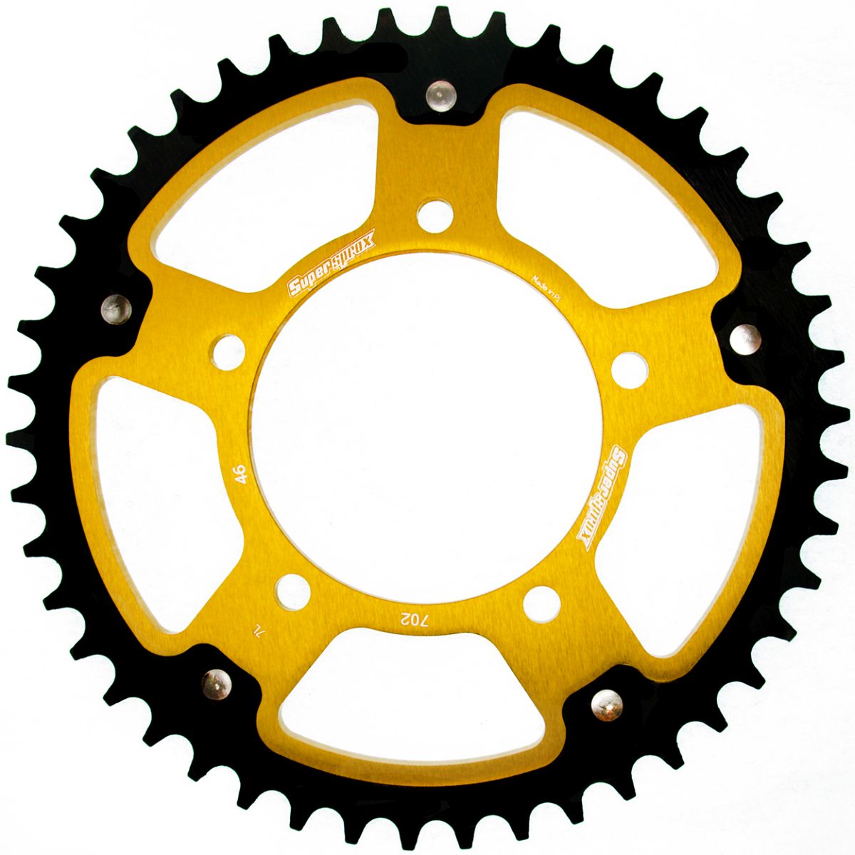 Rear sprocket SUPERSPROX STEALTH RST-702:46-GLD zlato 46T, 525
