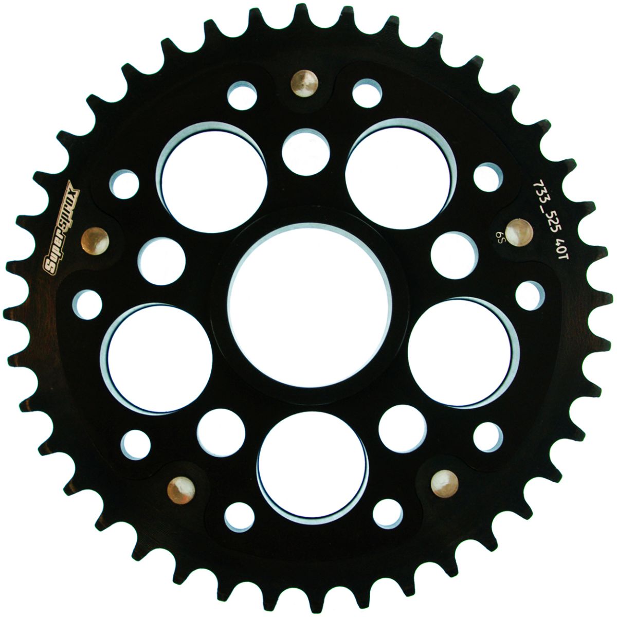 Rear sprocket SUPERSPROX STEALTH RST-733_525:40-BLK Crni 40T, 525