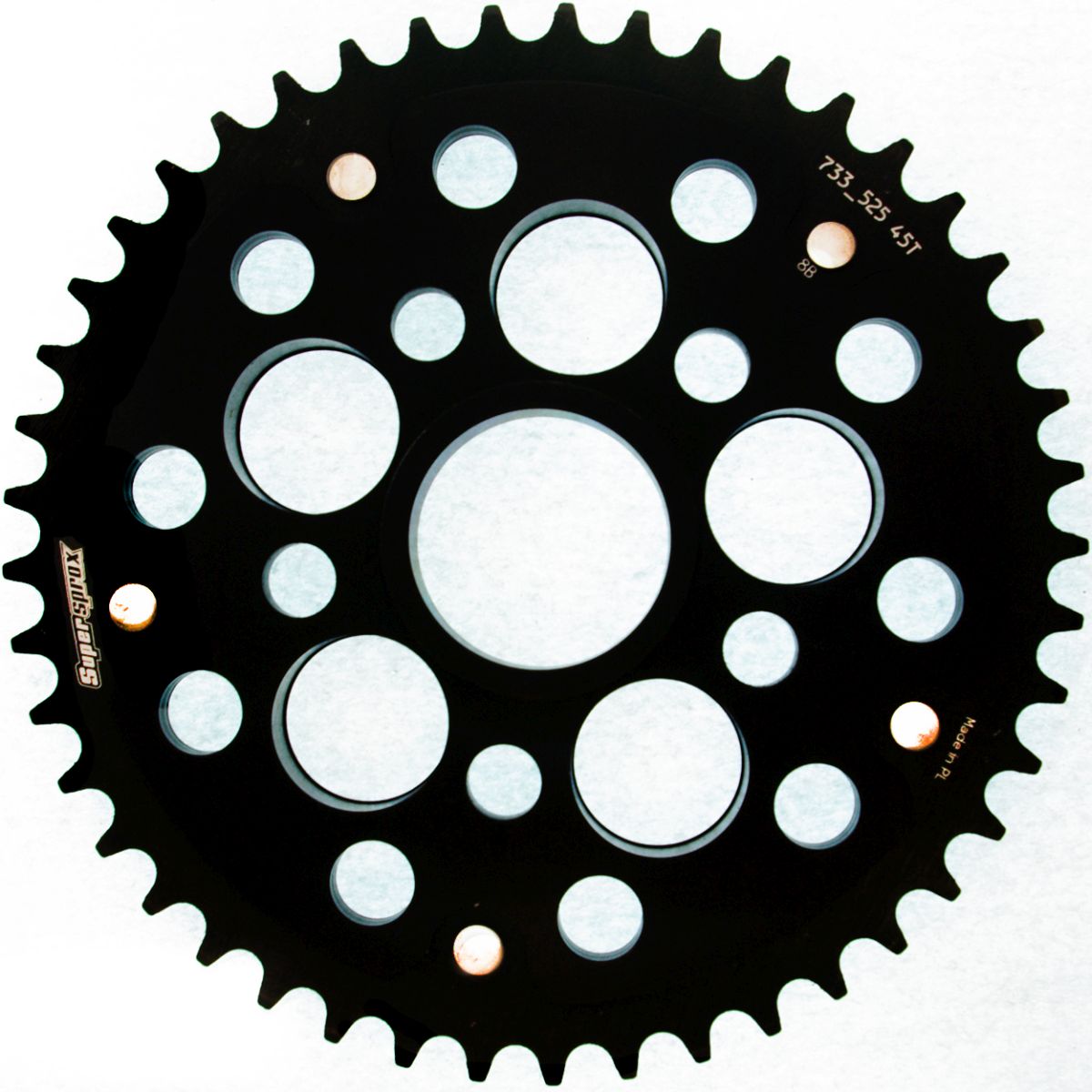 Rear sprocket SUPERSPROX STEALTH RST-733_525:45-BLK Crni 45T, 525