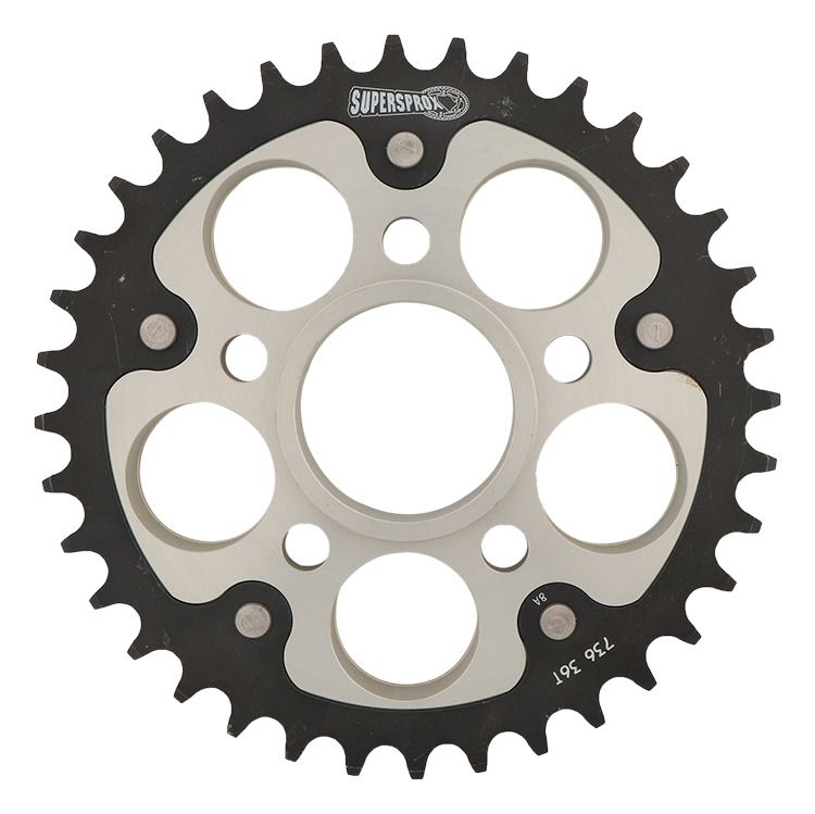 Rear sprocket SUPERSPROX STEALTH RST-736:36-SLV silver 36T, 520