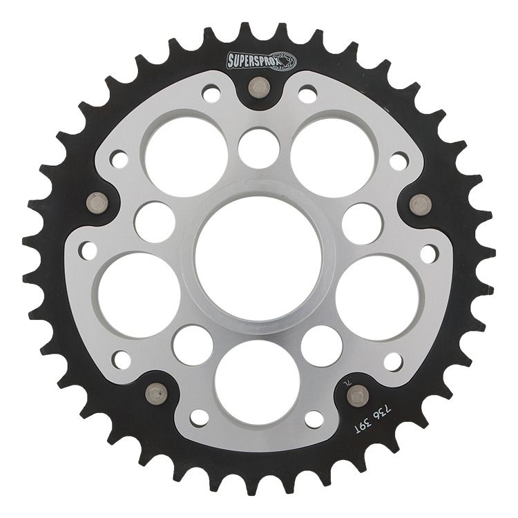 Rear sprocket SUPERSPROX STEALTH RST-736:39-SLV silver 39T, 520