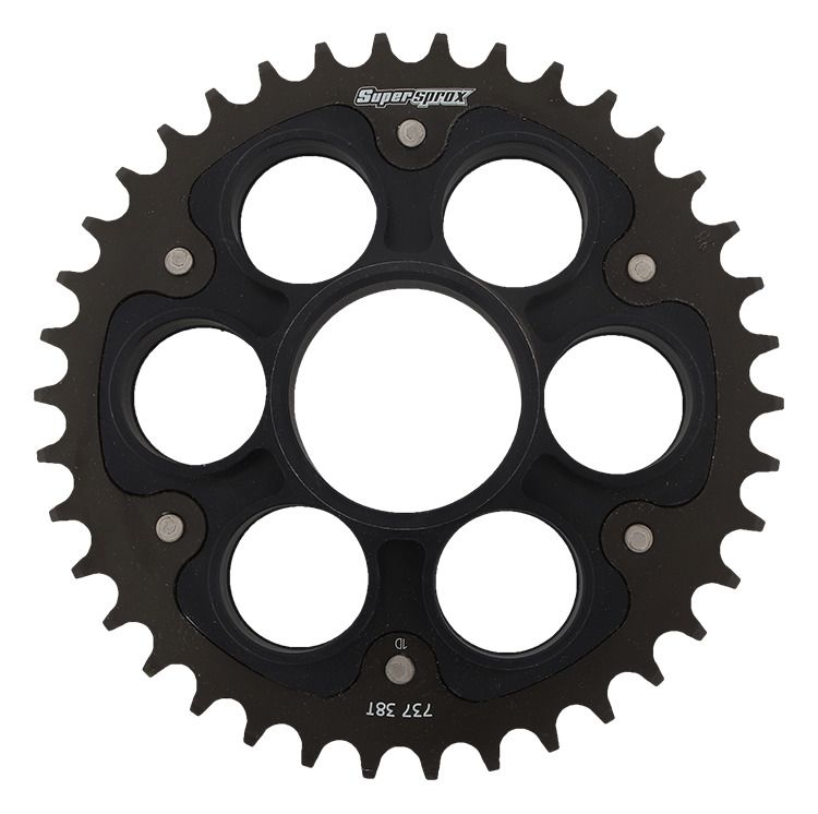 Rear sprocket SUPERSPROX STEALTH RST-737:38-BLK Crni 38T, 520