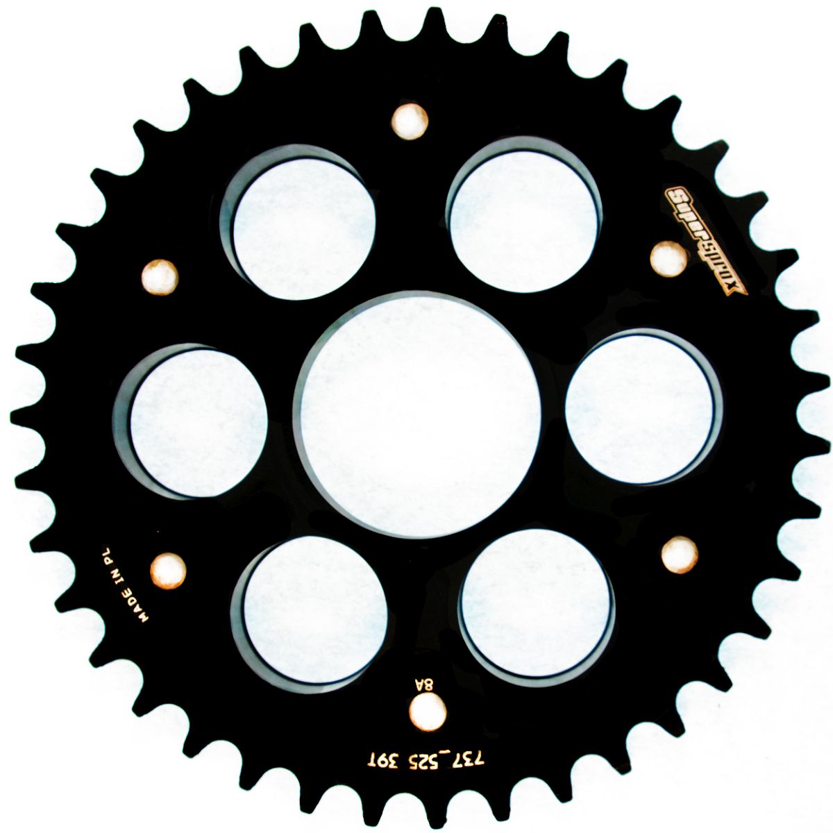 Rear sprocket SUPERSPROX STEALTH RST-737_525:39-BLK Crni 39T, 525