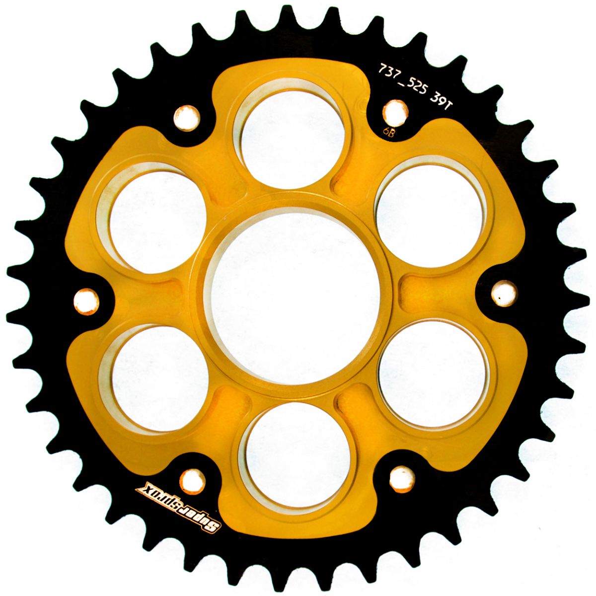 Rear sprocket SUPERSPROX STEALTH RST-737_525:39-GLD zlato 39T, 525