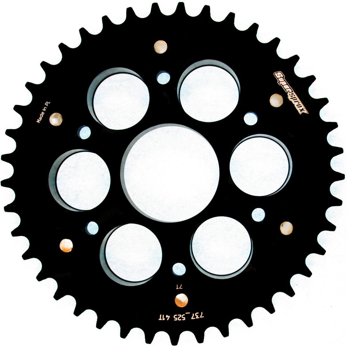 Rear sprocket SUPERSPROX STEALTH RST-737_525:41-BLK Crni 41T, 525