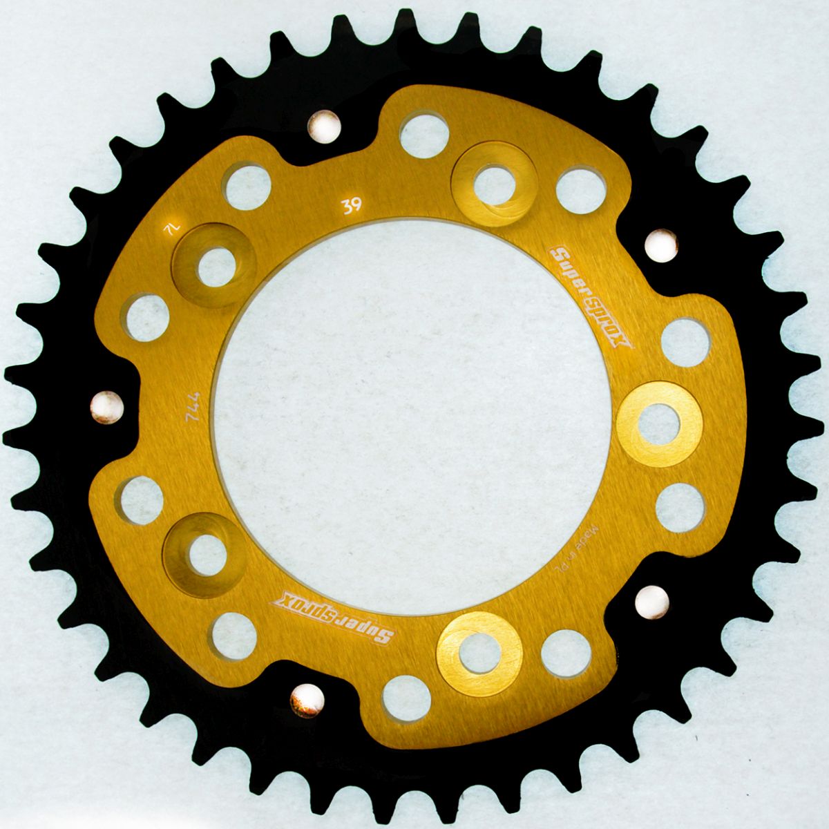 Rear sprocket SUPERSPROX STEALTH RST-744:39-GLD zlato 39T, 525