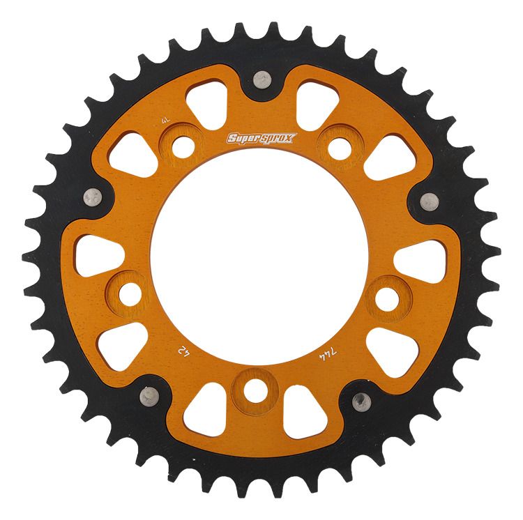 Rear sprocket SUPERSPROX STEALTH RST-744:42-GLD zlato 42T, 525