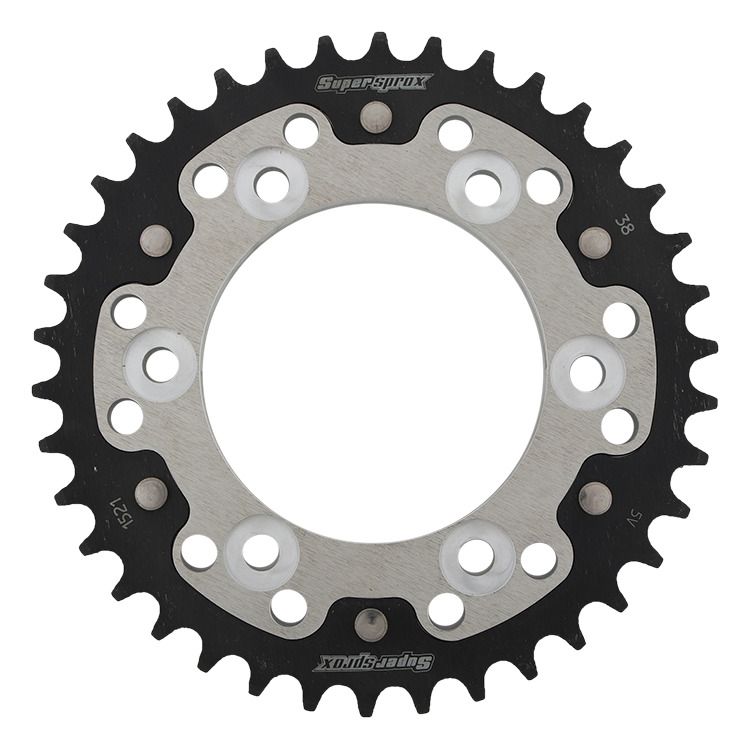 Rear sprocket SUPERSPROX STEALTH RST-745:38-SLV silver 38T, 525