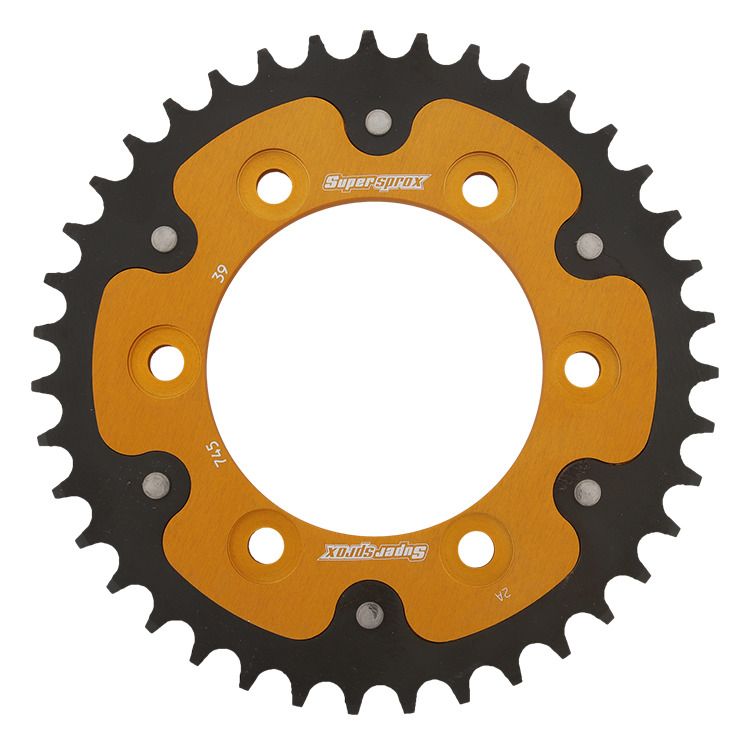 Rear sprocket SUPERSPROX STEALTH RST-745:39-GLD zlato 39T, 525