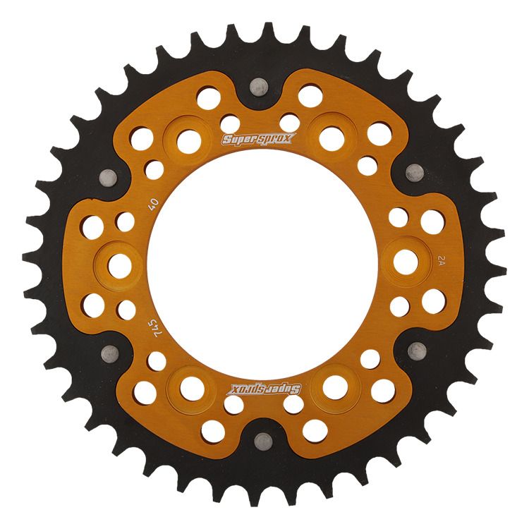Rear sprocket SUPERSPROX STEALTH RST-745:40-GLD zlato 40T, 525