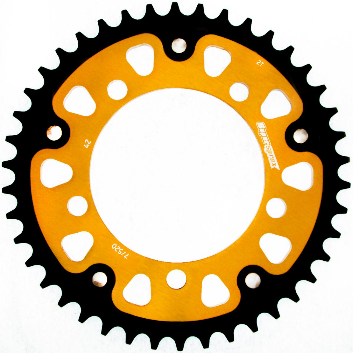 Rear sprocket SUPERSPROX STEALTH RST-7_520:42-GLD zlato 42T, 520