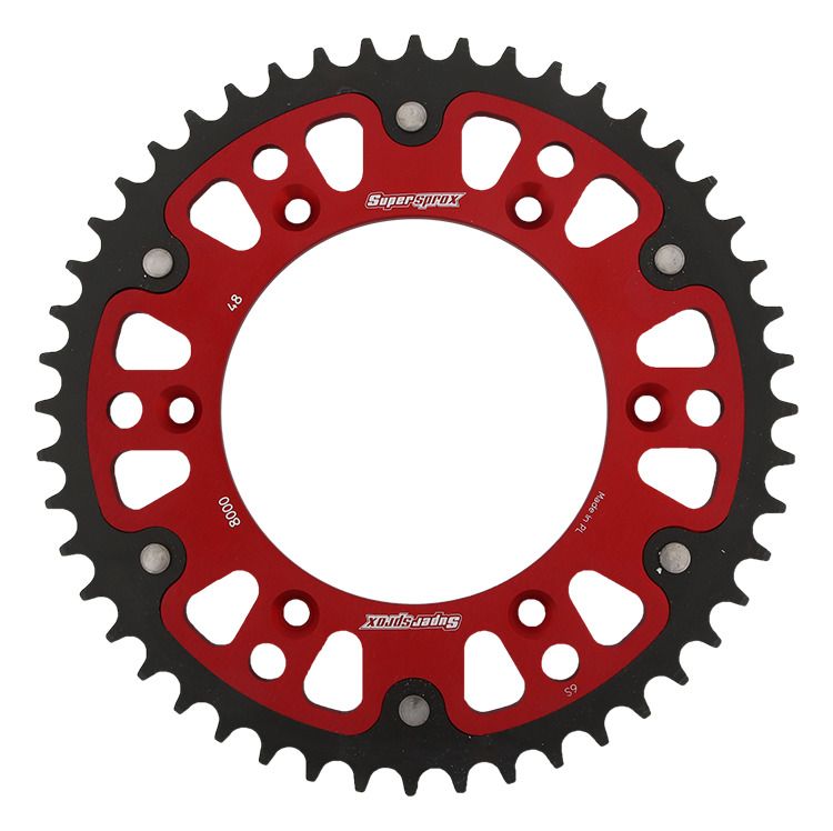 Rear sprocket SUPERSPROX STEALTH RST-8000:48-RED crven 48T, 520