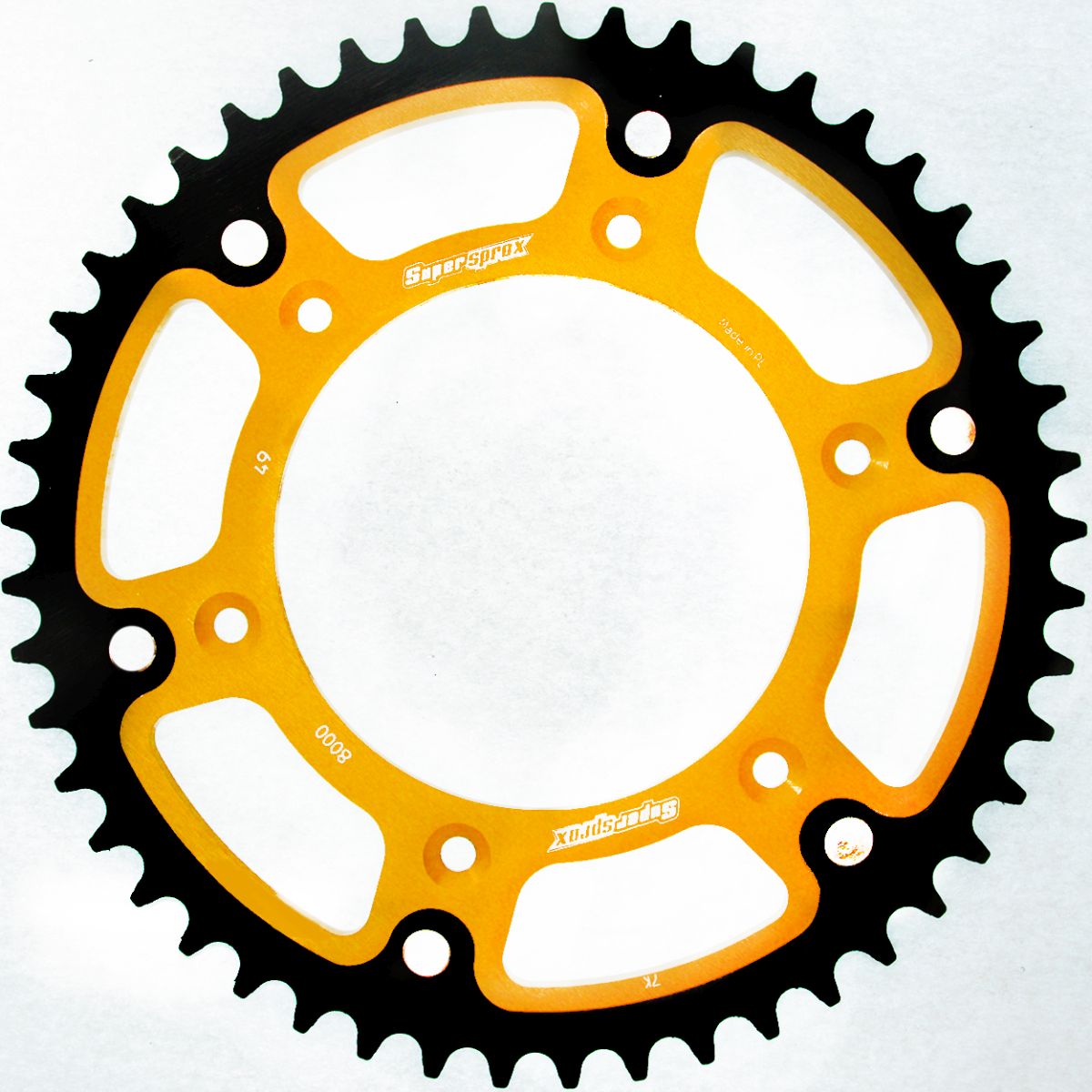 Rear sprocket SUPERSPROX STEALTH RST-8000:49-GLD zlato 49T, 520