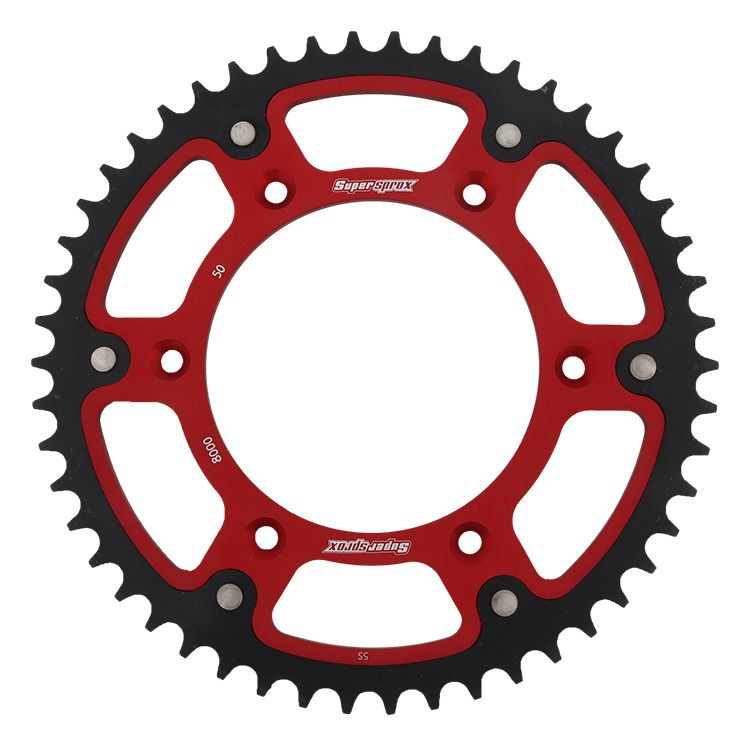Rear sprocket SUPERSPROX STEALTH RST-8000:50-RED crven 50T, 520