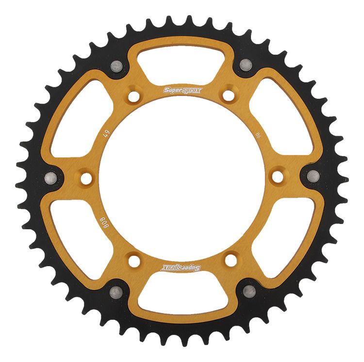 Rear sprocket SUPERSPROX STEALTH RST-808:49-GLD zlato 49T, 520