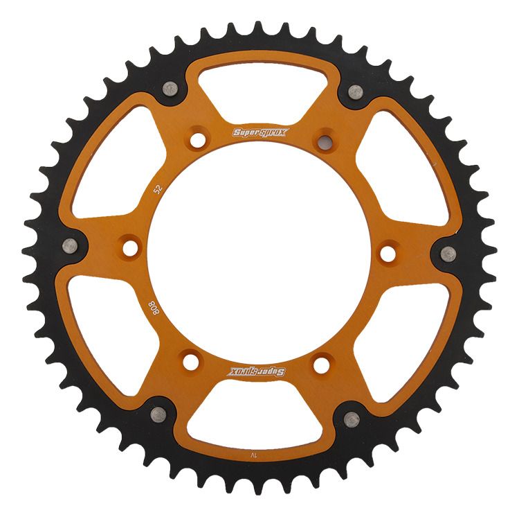 Rear sprocket SUPERSPROX STEALTH RST-808:52-GLD zlato 52T, 520